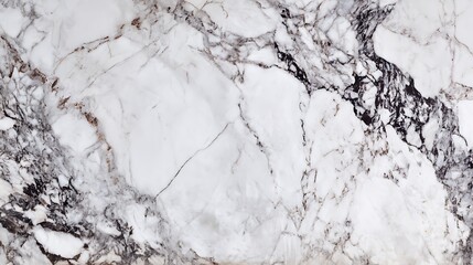 Poster - White marble countertop with a marble pattern, isolated