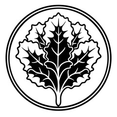 Kale icon art vector