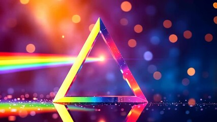 Poster - Refracting Light A Spectrum of Colors Unveiled through a Prism