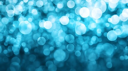 Abstract teal bokeh background