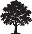 © MD RN  - tree silhouette Vector | Minimalist & Trendy tree Silhouette Design | Unique & Stylish tree Artwork for Vector design