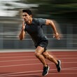 © Josh Zachary - Handsome man in motion blur, fitness sprint