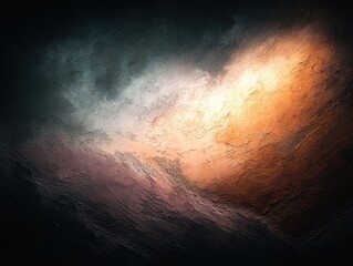 Poster - Abstract Textured Background with Warm and Cool Color Gradients