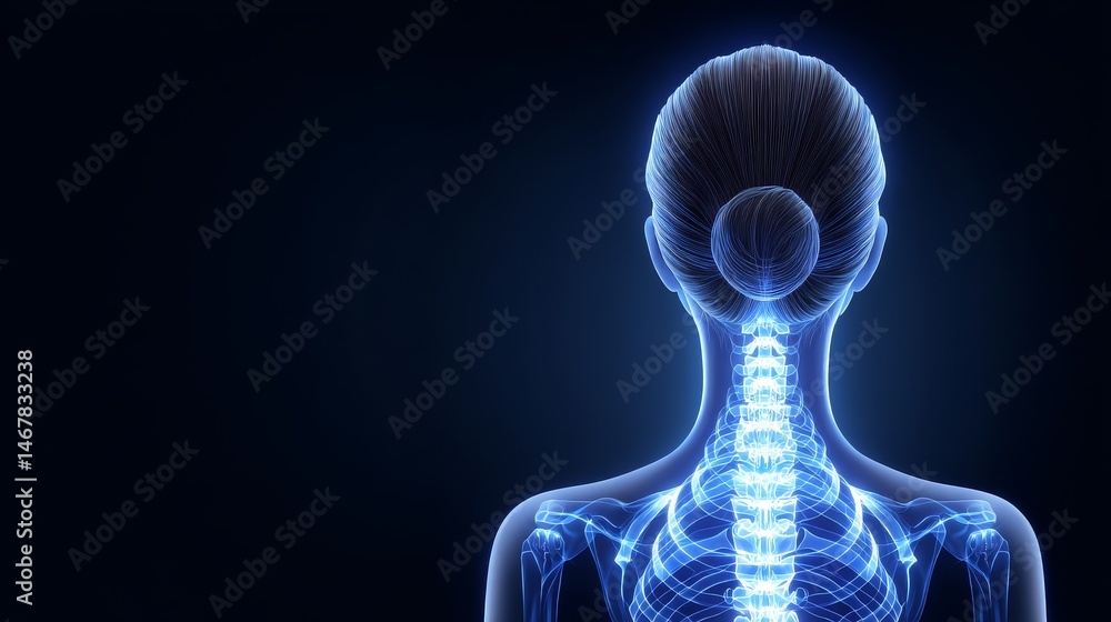 Spinal Curvature: Understanding Scoliosis - Medical illustration ...