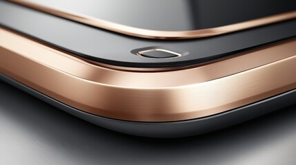 Sleek electronic device with metallic accents for modern technology and communication