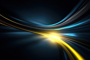 Wall Mural - abstract dynamic lines of speed and energy