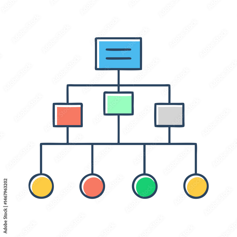 Understanding organizational chart structure hierarchy diagram with ...