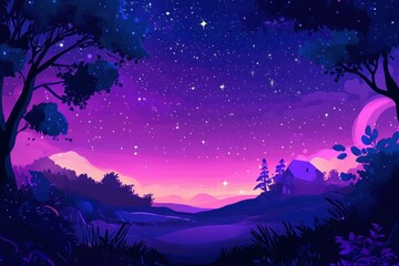 Wall Mural - . article for website and social networks. poster or banner. cartoon flat.
