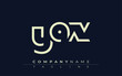 © drawfastpro - YAX abstract letter design. Modern Business Logo Design With Abstract Typography and Contemporary Style