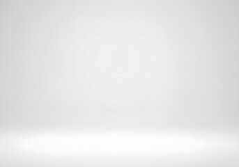 Wall Mural - empty studio room light gray gradient backdrop ideal for product displays, presentations, and minima