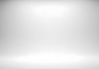 Wall Mural - light grey smooth gradient background for studio displays, empty room visuals, presentations, and we