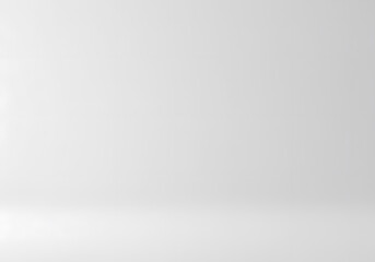 Wall Mural - plain white studio background with soft gradient for product displays and presentations