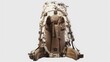 © Hassan Ahmad Kundi - Heatreflective hiking backpack isolated on transparent background k resolution desertcamouflage .