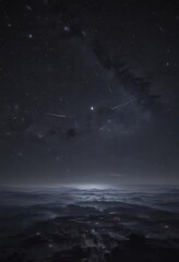 Wall Mural - Stunning night sky, billions of stars scattered across the inky blackness ,  space,  universe,  ethereal