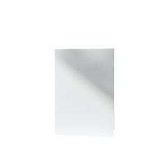 Wall Mural - Blank White Vertical Rectangle Mockup on Transparent Background