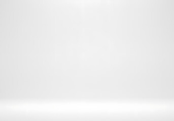 Wall Mural - white studio background, empty room backdrop, minimalist design element for product display, present