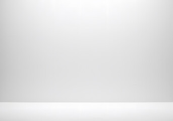 Wall Mural - white studio empty room minimalist background for product display and presentations
