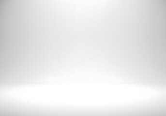 Wall Mural - white studio simple clean gradient backdrop perfect for product display and presentations
