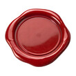 © Moiz - Red blank wax seal isolated on transparent background