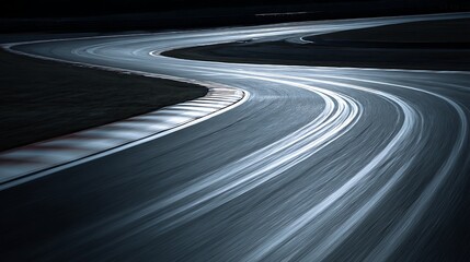 Leinwandbilder - Curving lines create a sense of speed and motion