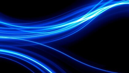 Wall Mural - Abstract blue light streaks, dynamic motion vector background, cosmic, dynamic