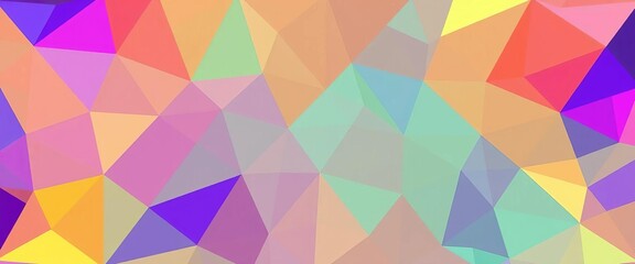 Wall Mural - abstract geometric prism pattern background with copy space, pattern, white