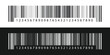 © StockSpectrum - Barcode isolated on white background, Simple fake bar code, barcode scratched vector illustration , barcode icon for selling, Product Barcode, Trendy bar code for web icon in eps 10.