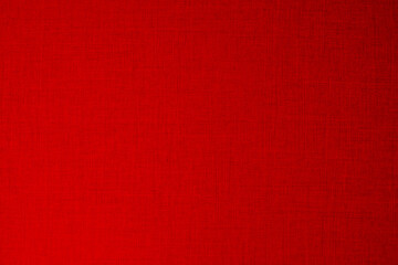 Fototapete - Wall interior background, studio and backdrops show products.with shadow from window color Red background for text insertion and presentation product	