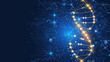© Xinfang - Glowing DNA double helix with methyl groups representing epigenetic modifications, genetic research and biotechnology concepts, science and medical innovation.