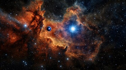 Aufkleber - Timelapse of star formation and exoplanet discovery in the cosmic environment of outer space