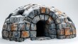 © Erd.Concept - Stone Igloo in Winter Wonderland: A Majestic Arctic Structure