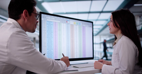 Poster - Medical Professional Giving Billing Seminar To Hospital Staff