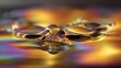 © Emqan - Macro Abstract Photo of Gasoline Spill on Water with Iridescent Rainbow Swirls