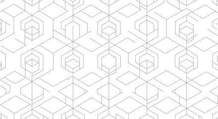 Intricate geometric pattern with a modern abstract linear aesthetic