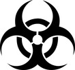 © ALESSANDRO - Biohazard, minimalist illustration of biohazard symbol