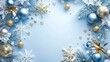 © SunSpirit - Christmas balls and ornaments beautifully arranged for a festive look.