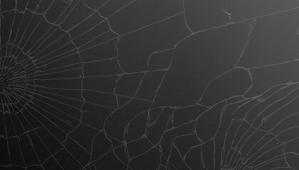 minimalist spider web on black leather texture for gothic design, halloween branding, dark web art, or abstract print background

