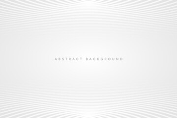 Wall Mural - abstract white curve lines in perspective. simple vector background design concept