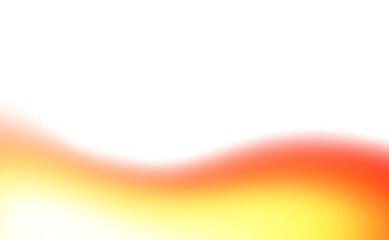 Wall Mural - abstract glowing color gradients shape effect on transparent background. vibrant multicolored blurre