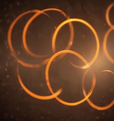 Wall Mural - Blurred orange circles, shimmering abstract bokeh  Perfect for energetic designs ,  blurred,  bokeh, orange