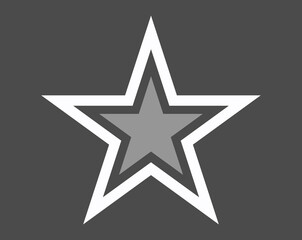 Wall Mural - star icons. vector symbols star isolated on white background. design template.