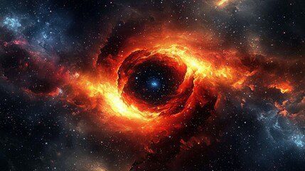 Wall Mural - Retro pixel art background featuring a vibrant galaxy.