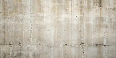 Poster - A Detailed Texture of an Aged, Weathered Concrete Wall Surface with Numerous Cracks and Imperfections