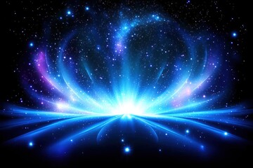 Wall Mural - Radiant cosmic explosion