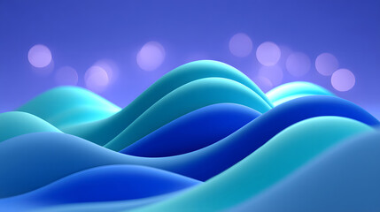 Wall Mural - abstract light three-dimensional luminous particles technology sense kv main visual background