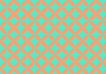 flower pattern in bright colors