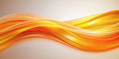 Poster - Abstract Golden Waves  Fluid Dynamic Design with a Smooth, Elegant, and Luxurious Flowing Pattern