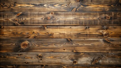 Aufkleber - Rustic Brown Wooden Planks Background Texture Image  A Detailed View of Weathered, Horizontal Wood Grain