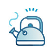 © MAHMUDA  - Whistling Kettle for Boiling Water Icon Representing Kitchen Appliance and Heating Tool
