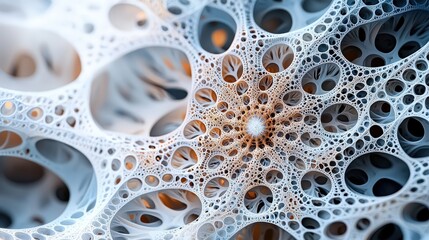 Aufkleber - Exploring intricate patterns abstract science art digital realm visual design macro viewpoint modern concept